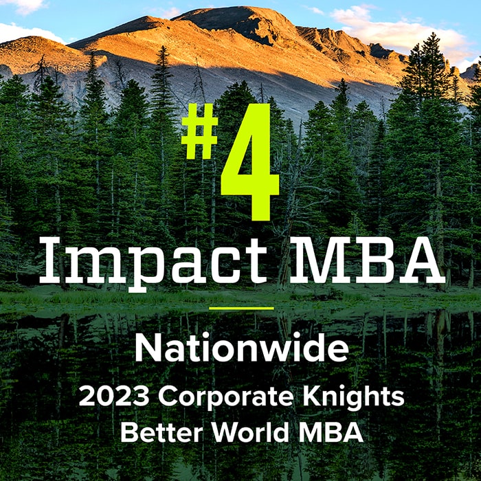 #4 Impact MBA Nationwide - Corporate Knights 2023