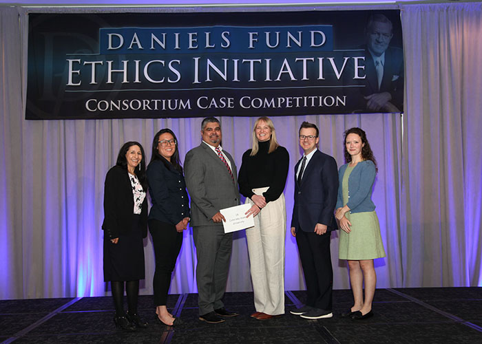 The MBA Team at the Daniels Fund Ethics Initiative Case Competition
