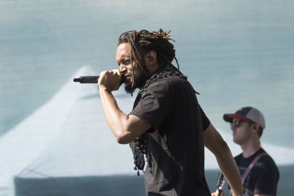 Stephen Brackett performs with the Flobots.