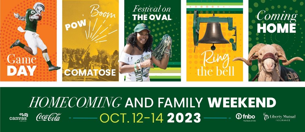 Homecoming and Family Weekend, Oct 12-14, 2023