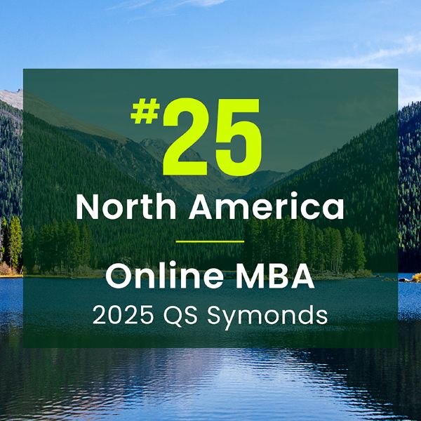 CSU's Online MBA has been ranked #25 in North America by QS Symonds.