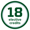 18 elective credits